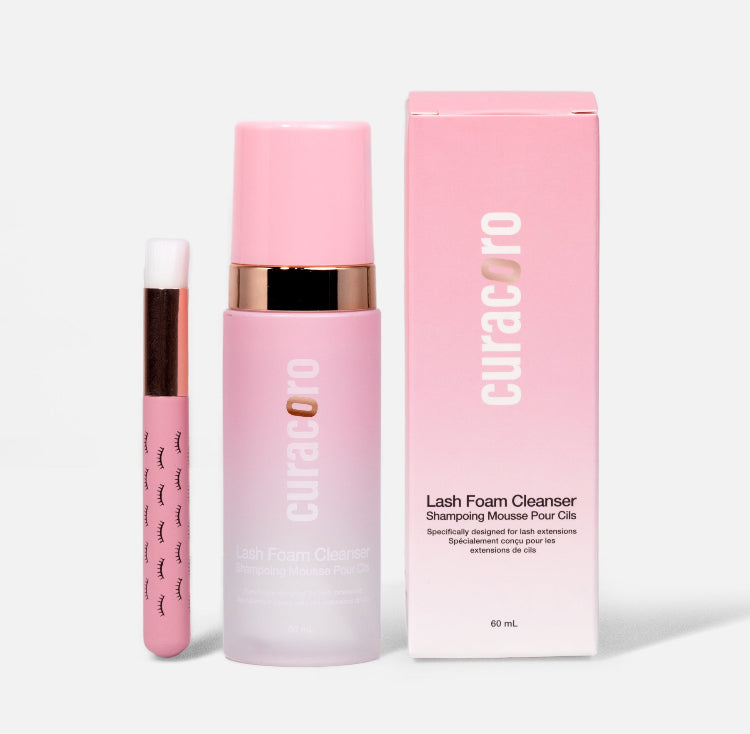 Curacoro Lash Foam Bath 60ml – Rose Scent